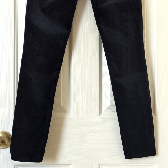 AG Adriano Goldschmied The Legging Velvet Super Skinny Ankle Pants Black 25 - Picture 6 of 15